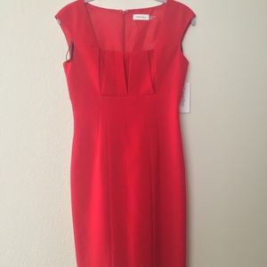 Calvin Klein Red Work Dress